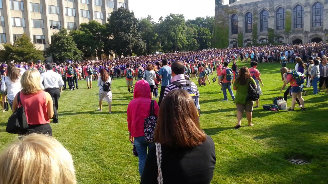 Northwestern Univ March Through The Arch 2016 Class Of 2020 YouTube