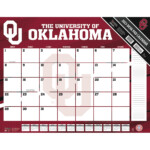 Oklahoma Sooners 2022 NCAA 22 X 17 Desk Calendar Buy At KHC Sports