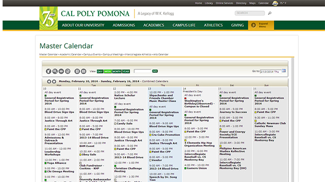 PolyCentric To Feature University Events Calendar PolyCentric