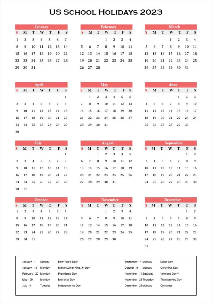 Suu Spring 2023 Calendar 2023 Calendar