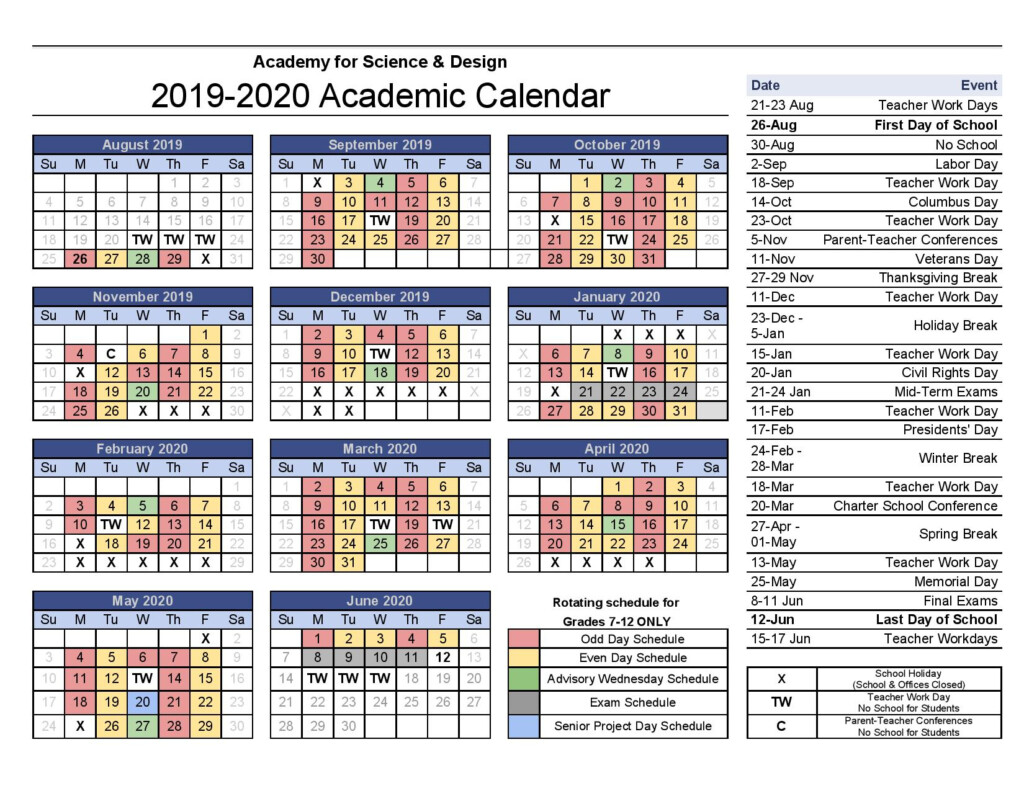 Uc Berkeley Academic Calendar 2020 20 Calendar Printables Free Templates