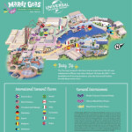 Universal Studios Mardi Gras Map At Universal Studios