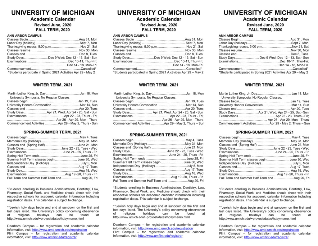 University Of Michigan Academic Calendar 2021 2024 2024 Calendar 