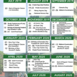 University Toledo Academic Calendar Printable Calendar 2022 2023